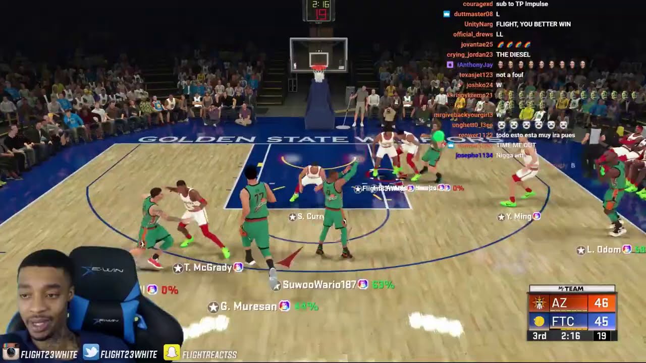 FlightReacts Go's SUPER Sayain After Ronald2K & Mike Wang Scripted Cheap Cheesing Team NBA 2K20!