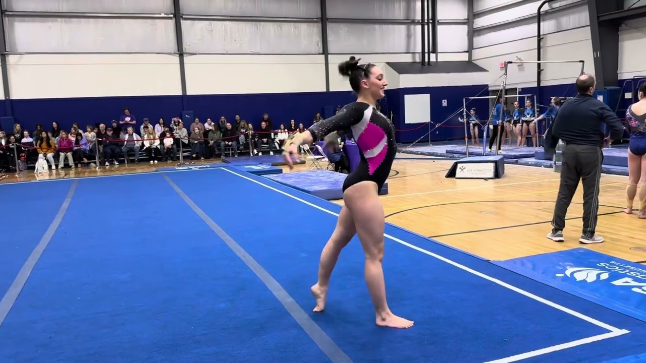 Emm H - Level 9 floor routine 8.60 Mardi Gras Invitational 2025