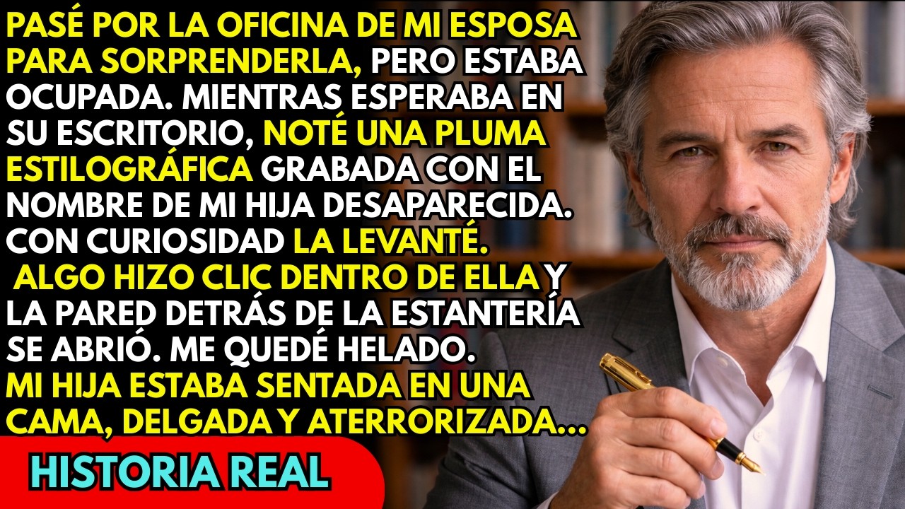 Fui a sorprender a mi esposa al trabajo… y encontré a mi hija desaparecida tras una pared secreta
