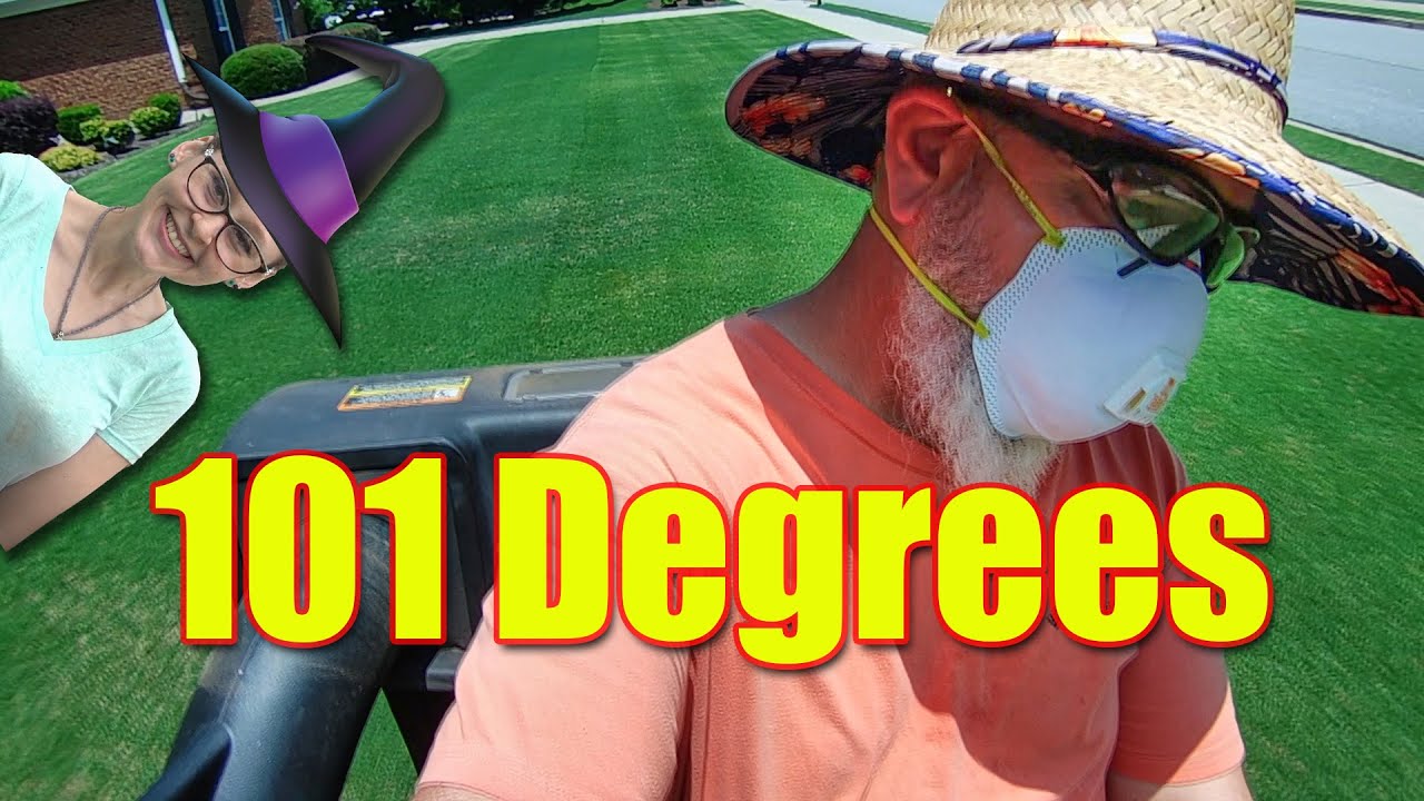 Cutting Lawns in Hot Weather