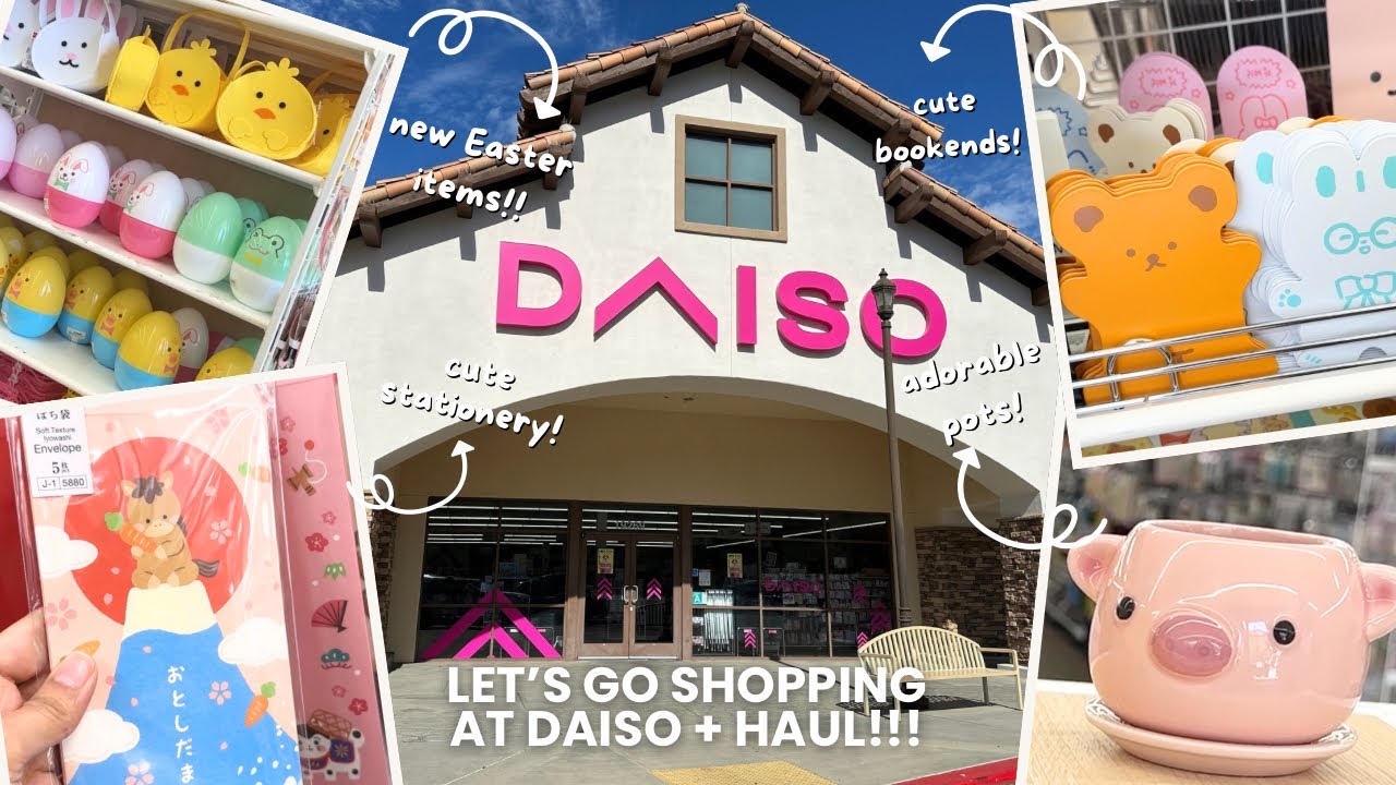 Let’s go shopping at Daiso! // Shop With Me + Haul // New Spring Items!