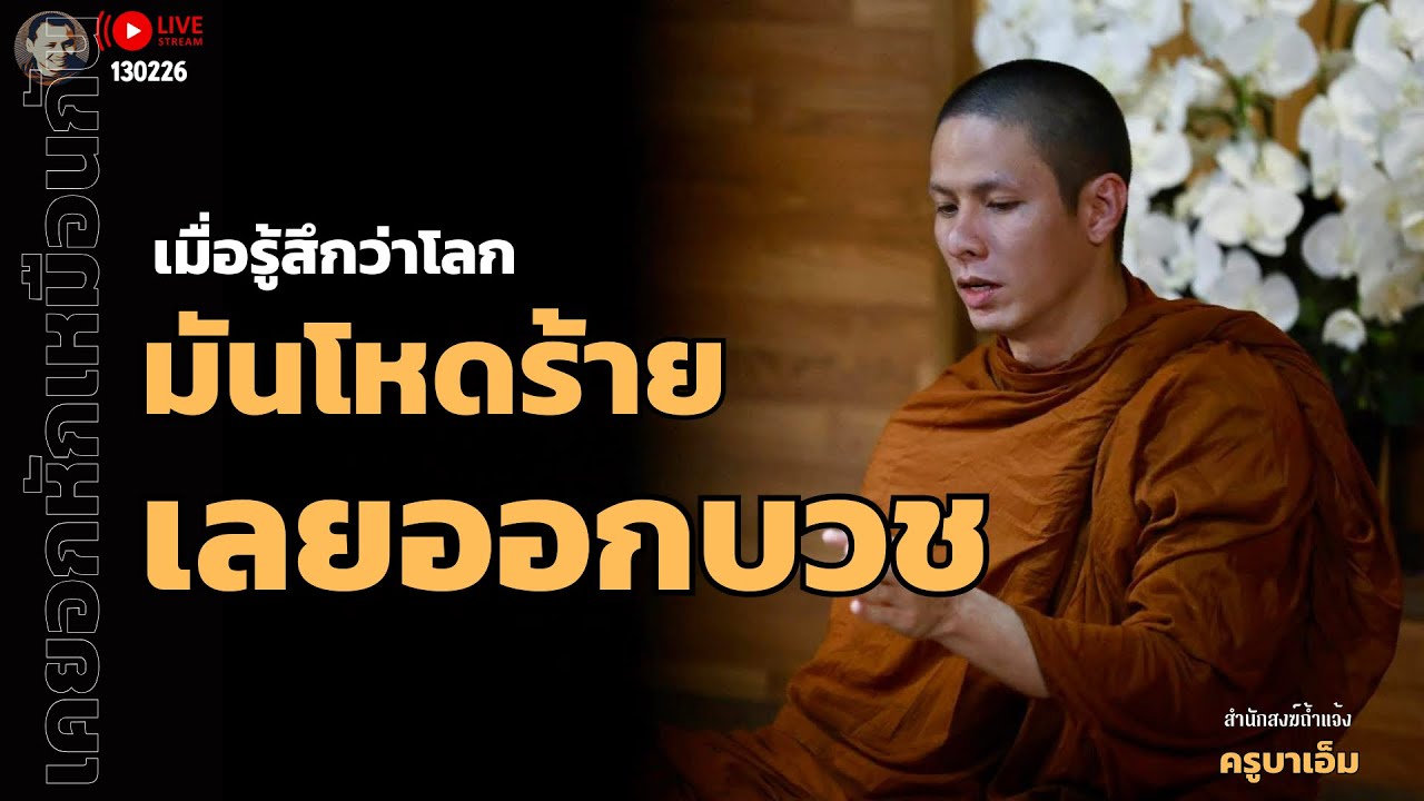 สนทนาธรรมกับครูบาเอ็ม 13 ก.พ. 69[19:00] ณ สวนฉัตรรวีวัฒน์ หนอก กรุงเทพ