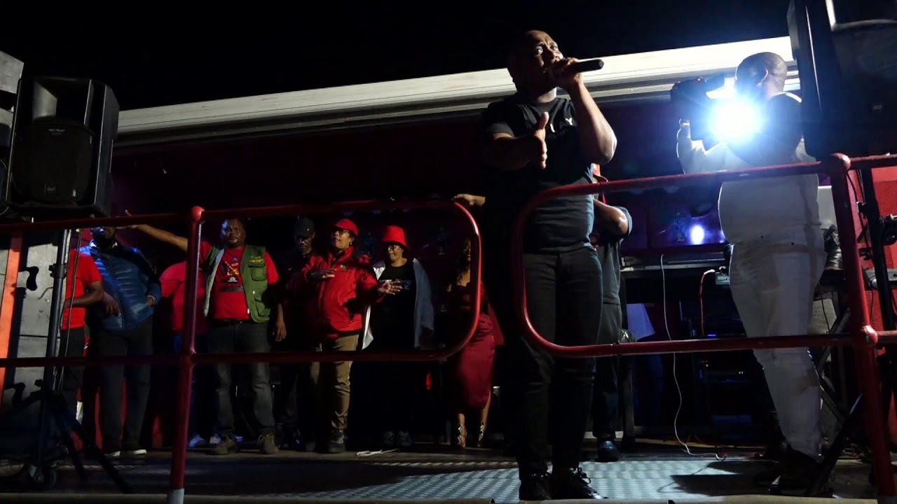 EFF Night Vigil Ahead Of CIC’s East London Magistrate Court Appearance