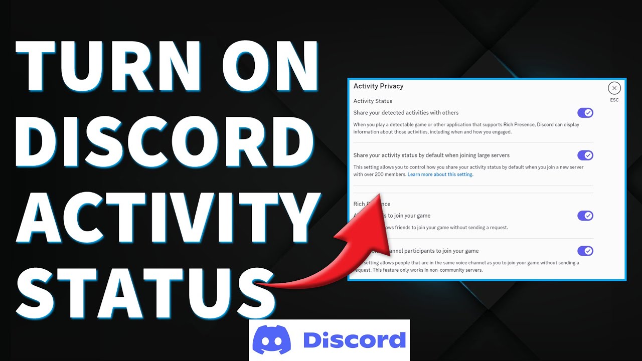 How To Turn On Discord Activity Status (How To Enable And Show Discord Activity Status)