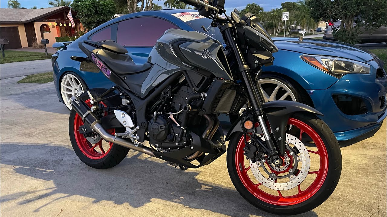 Выхлопная система LeoVince GP Corsa для Yamaha MT03 2021 года