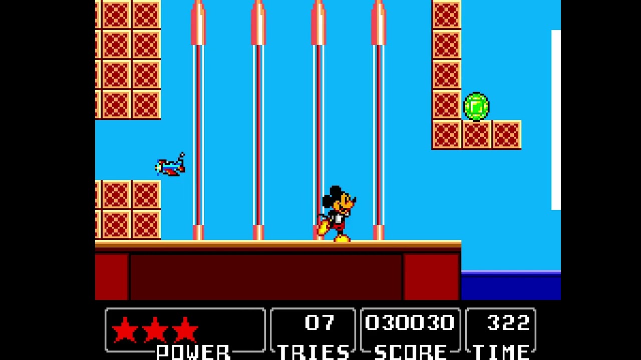 ゲームギア ミッキーマウスのキャッスルイリュージョン