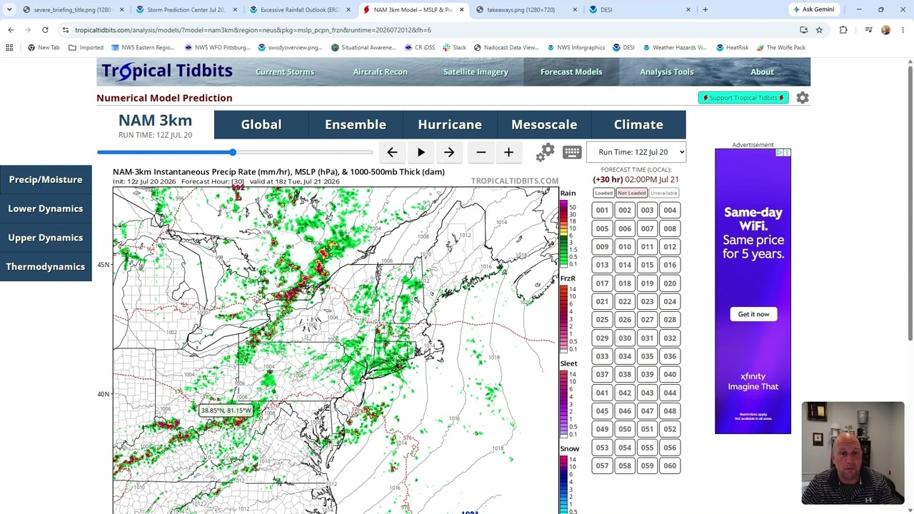 Severe Weather Potential July 21 2026 Weather Briefing