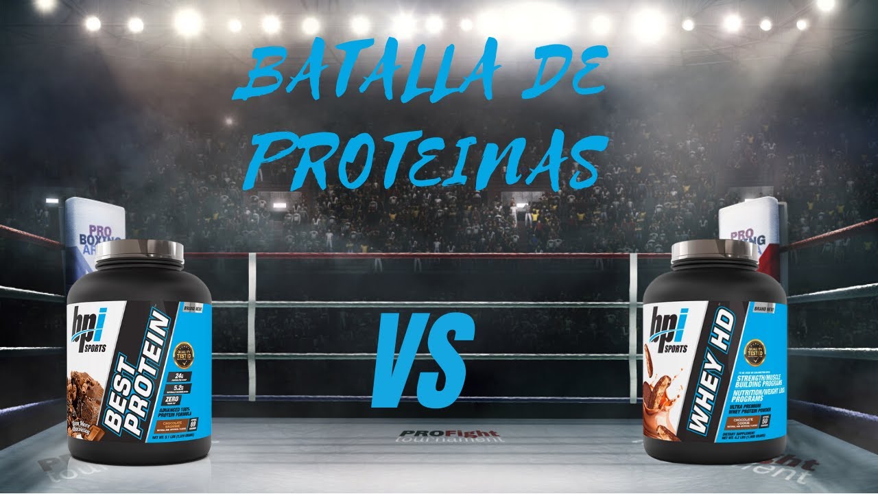 Batalla de Suplementos ep.2: Best Protein de BPI V.S Whey HD de BPI 🤜🏻🤛🏻💥🔥.