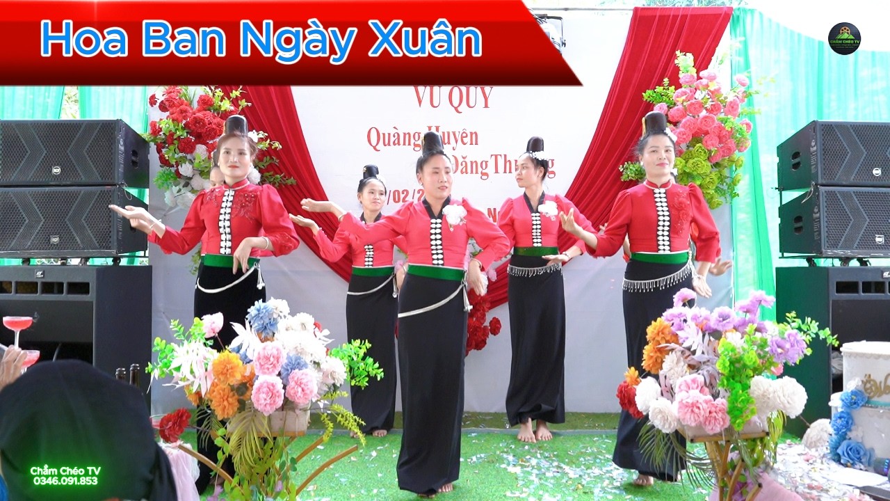 MÚA HOA BAN NGÀY XUÂN - ĐVN GIA ĐÌNH MỪNG LVQ QUÀNG HUYÊN & ĐĂNG THƯỢNG TẠI BẢN NÀ PA, SẶP VẠT.