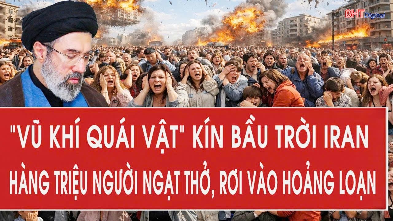 Vấn đề nóng 10/3: “Vũ khí quái vật” kín bầu trời Iran, hàng triệu người ngạt thở, rơi vào hoảng loạn