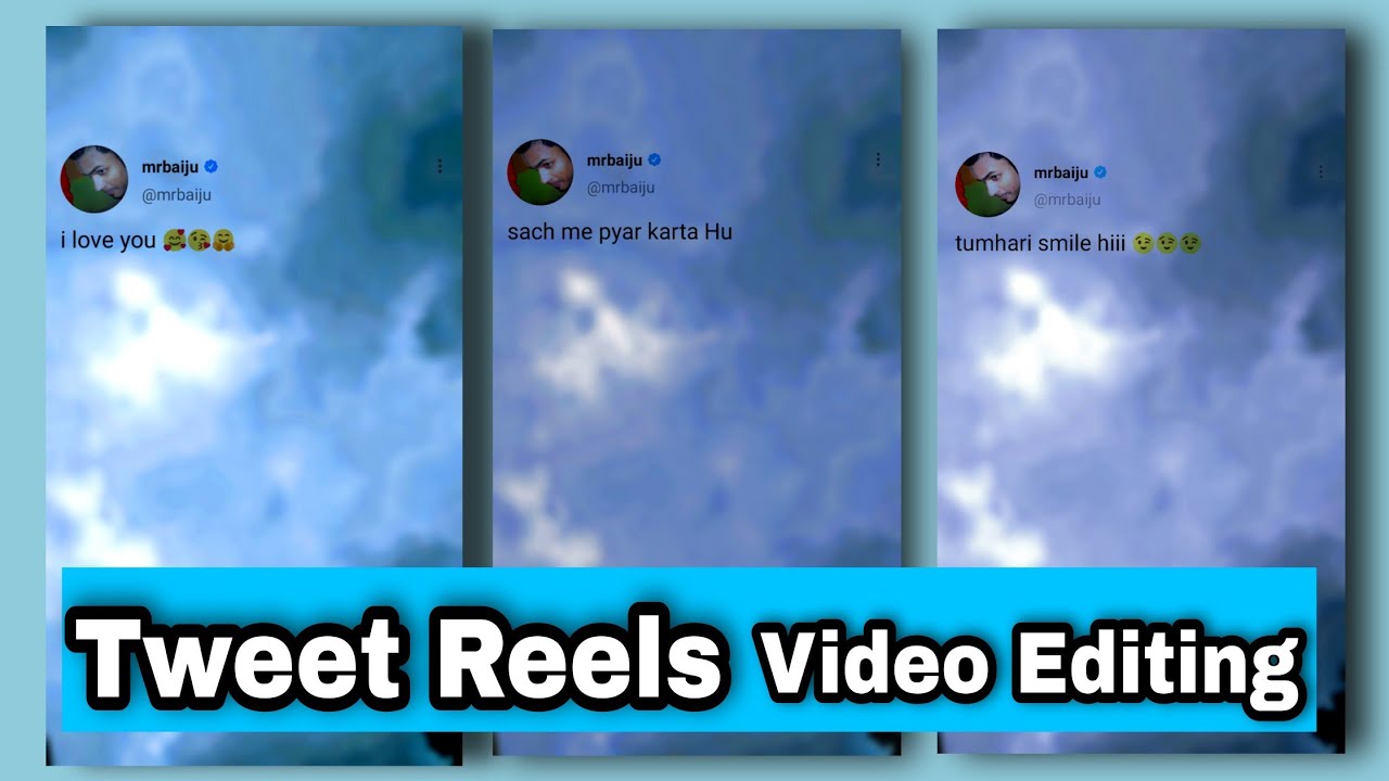 Tweet Reels Kaise Banaye | How To Make Fake Tweet Video | Viral Twitter Reels Video