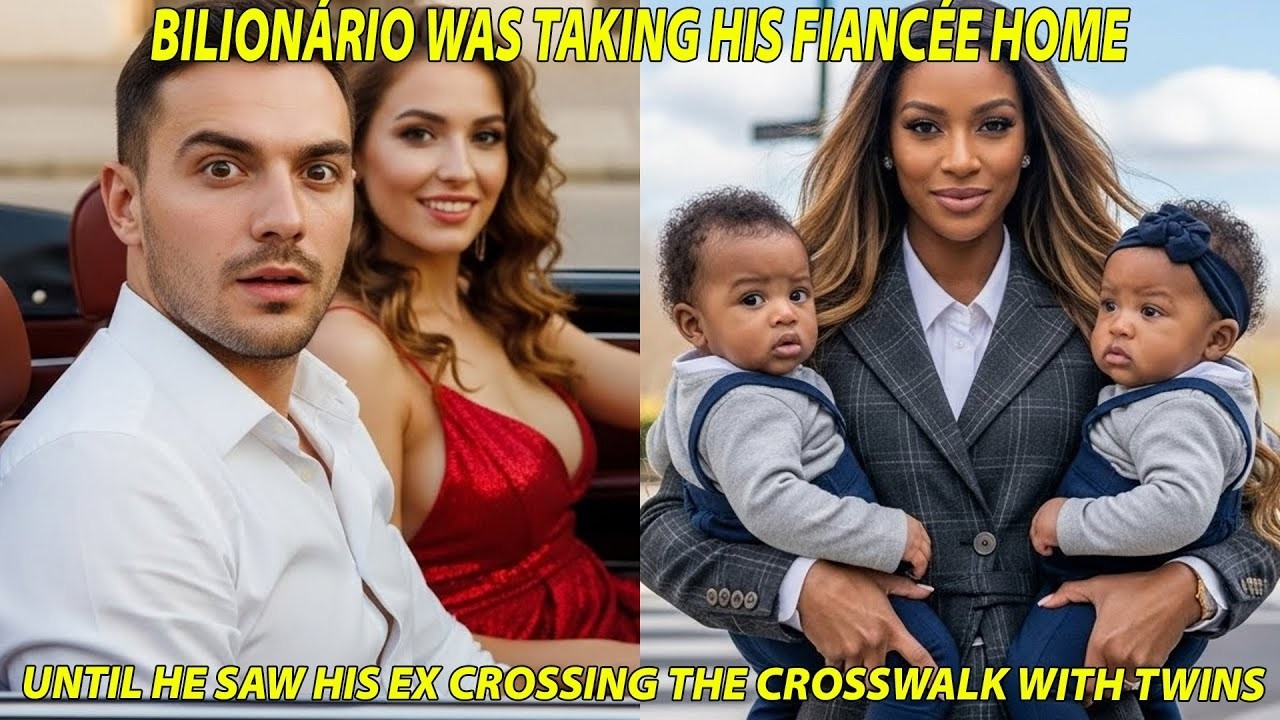 BILLIONAIRE DRIVES HIS FIANCÉE HOME — SPOTS HIS EX CROSSING WITH TWINS AND FREEZES