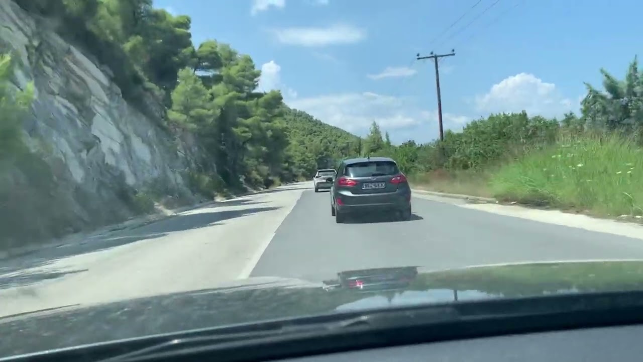 Sirtaki time, vožnja, Halkidiki, Sithonia, Vourvourou (kroz celo mesto) pa za Nikiti