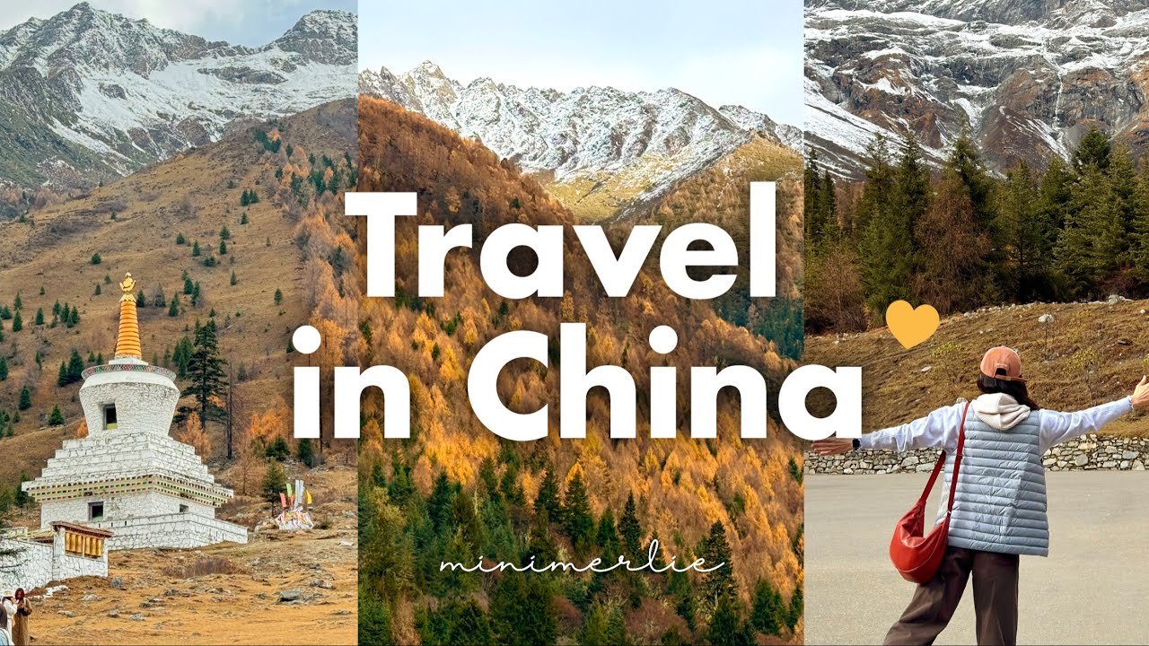 China Vlog 🏔️ Stunning West Sichuan | 4-day RV Tour, Mount Siguniang, Golden Autumn Foliage | 1