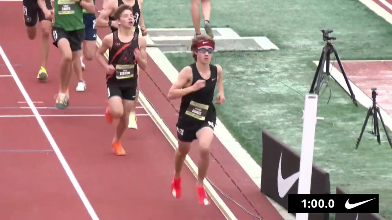 Nike Outdoor Nationals 2025 800m Middle school Heat 2- Malachi Lawson 5th place
