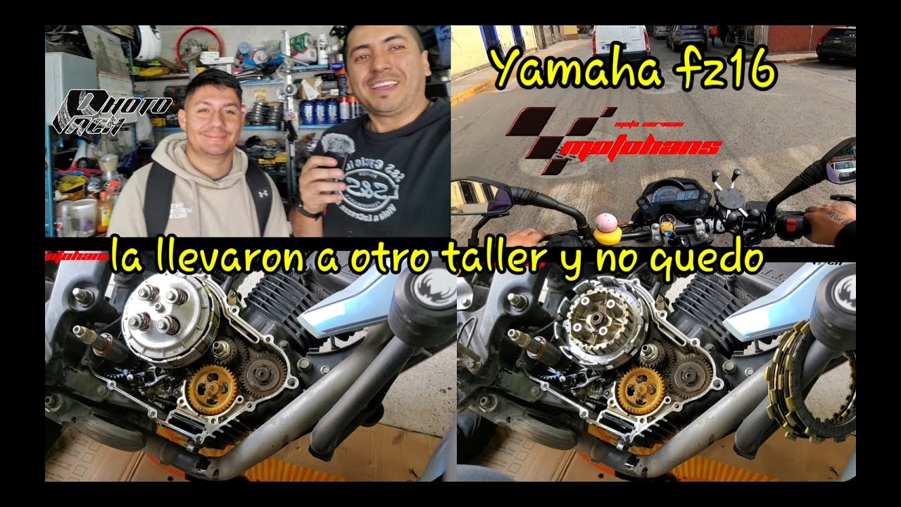 Yamaha fz16 // reparación de clutch