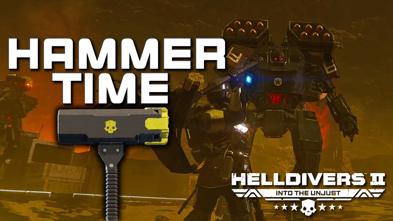 HAMMER TIME! BONKING BOTS WITH THE NEW SIEGE HAMMER! | Helldivers 2