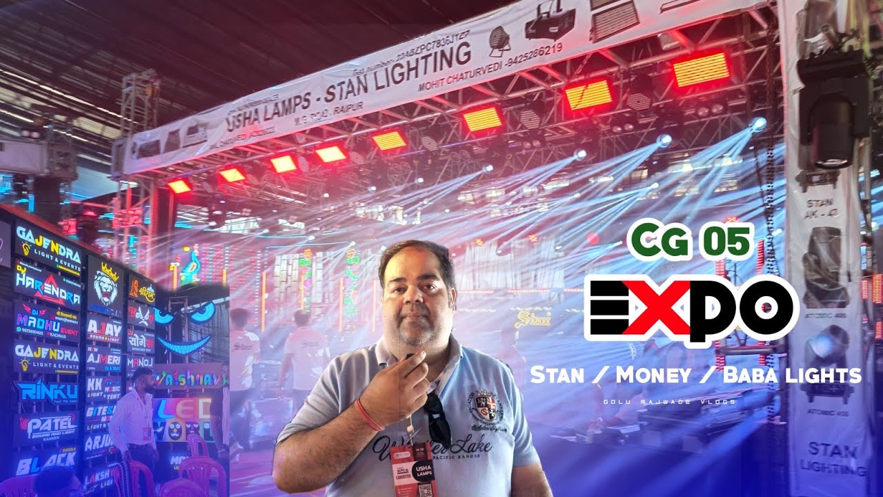 Cg 05 expo dhamtari 2025 || sarfy lights price || Stan light || Money lights || Baba lights