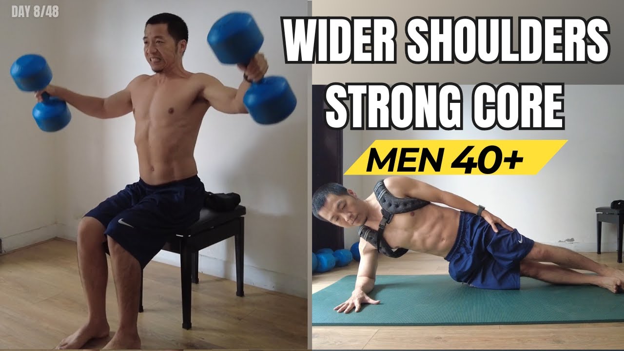 Wider Shoulders at Home for Men Over 40 | Day 8 Shoulder Width Workout