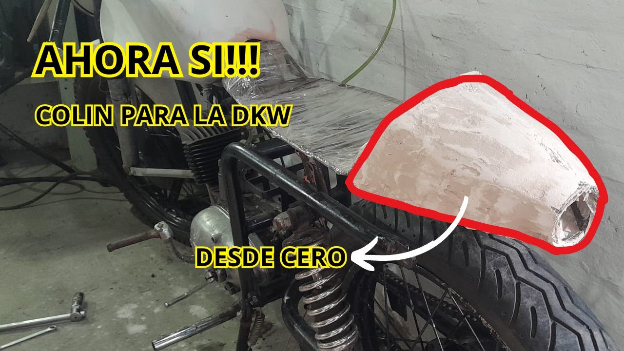 Como hacer un colin para una moto cafe racer || DKW 125 cafe racer