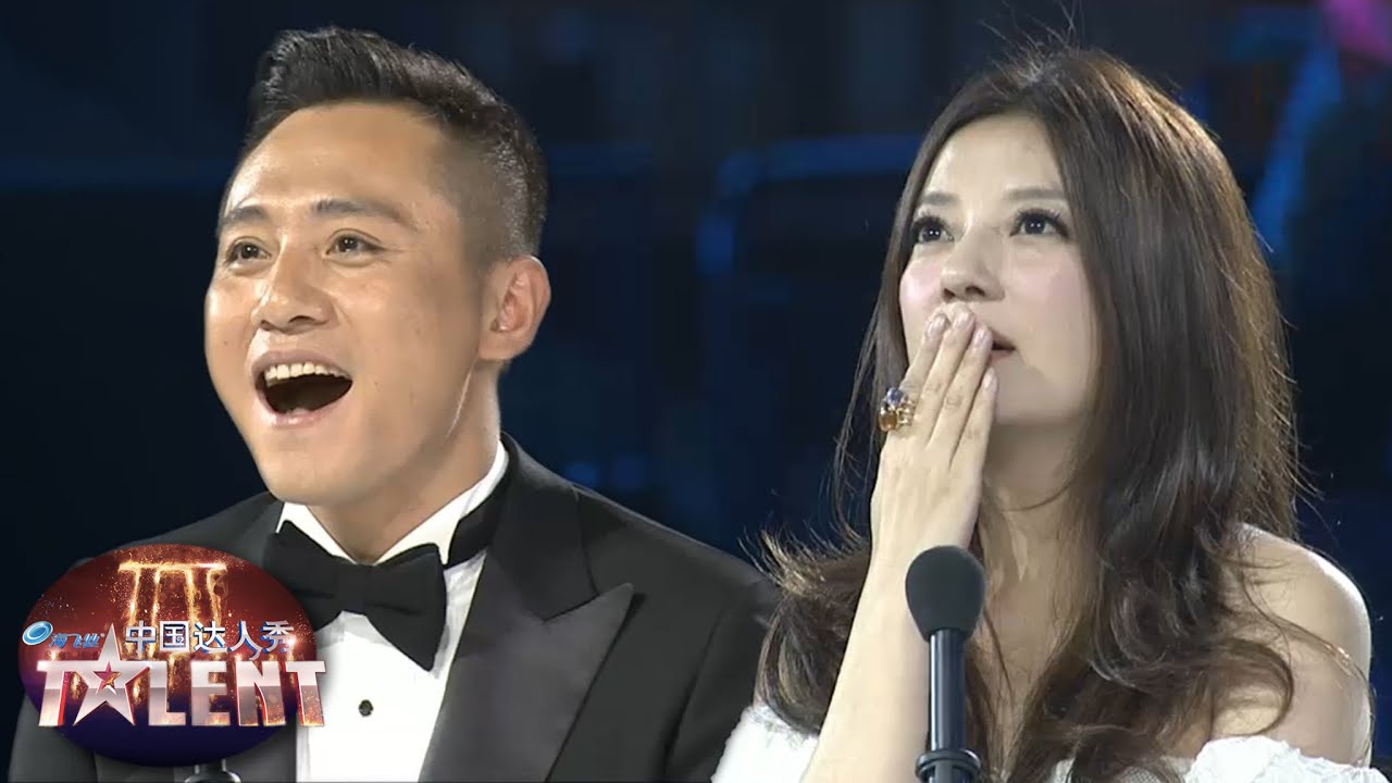 Yin Zhong Hua CAPTIVATES the audience with his aerial performance! | China's Got Talent 2013 中国达人秀