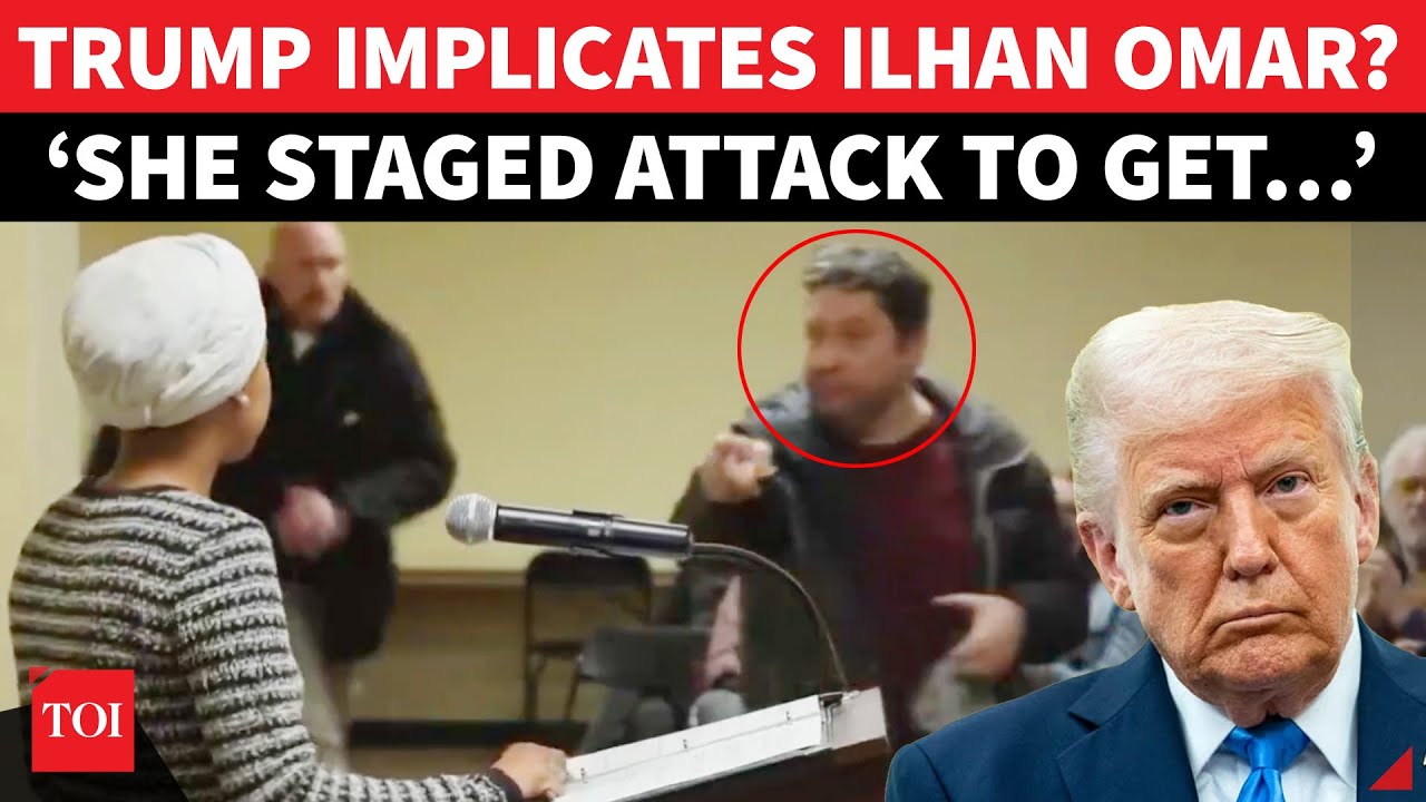 ‘This Woman Omar STAGED…’: Trump Incriminates Ilhan After Shocking Minnesota Townhall Attack