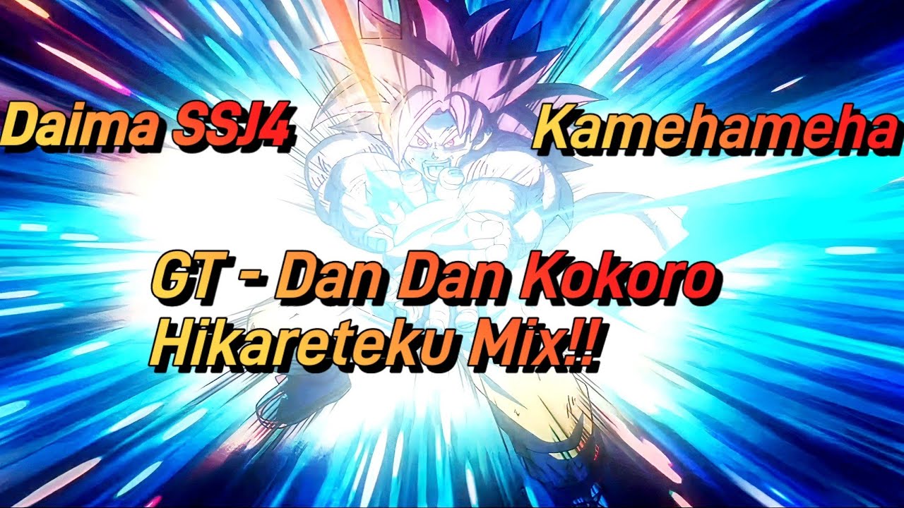 Daima Adult Goku SSJ4 Kamehameha (GT Dan Dan Kokoro Hikareteku!!)