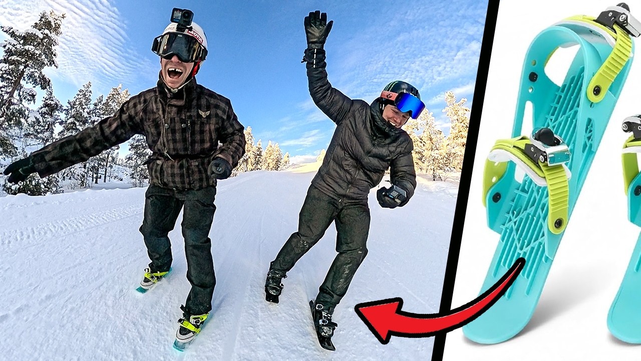 THESE £30 MINI SNOW SKATES ARE THE MOST FUN YOU'LL EVER HAVE!