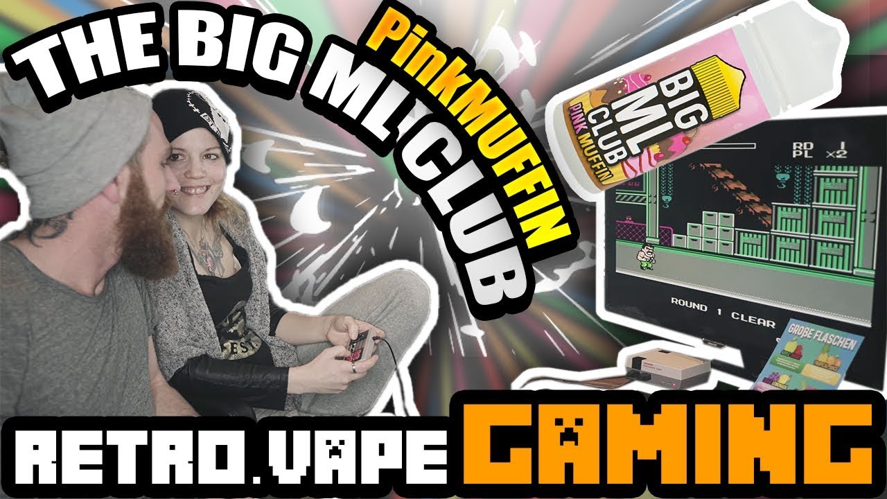 BIG ML Club - Pink Muffin⋮ #QuickTASTING & #RetroGAMING