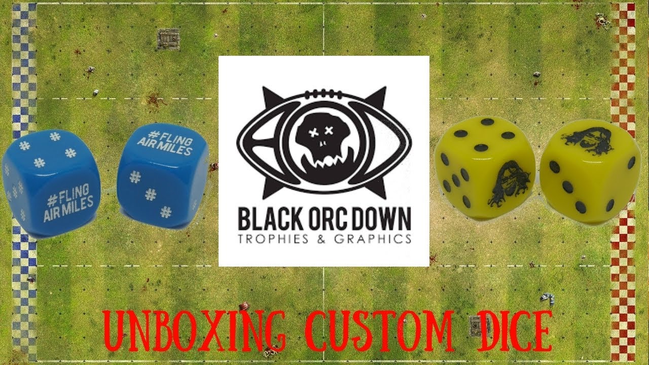 Unboxing Custom Dice from Black Orc Down