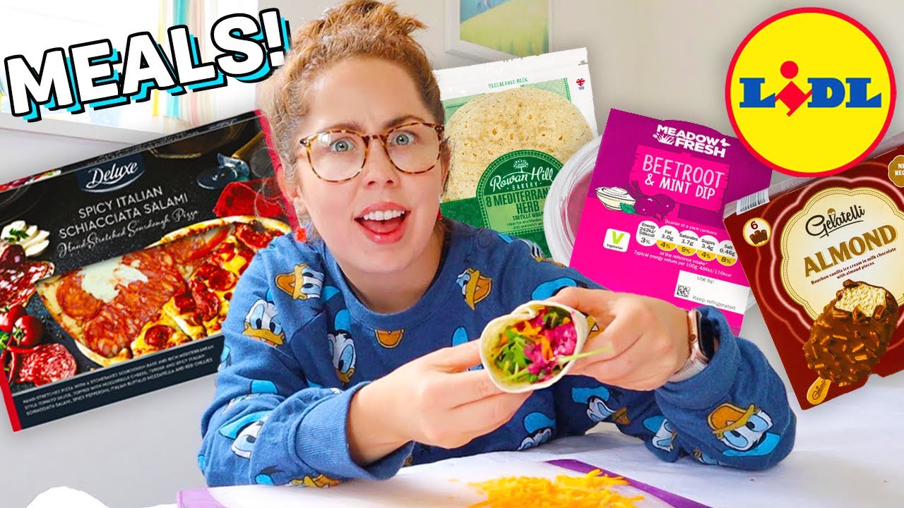 Eating LIDL Meals Chosen By SUBSCRIBERS! What We Ate From LIDL (UK)
