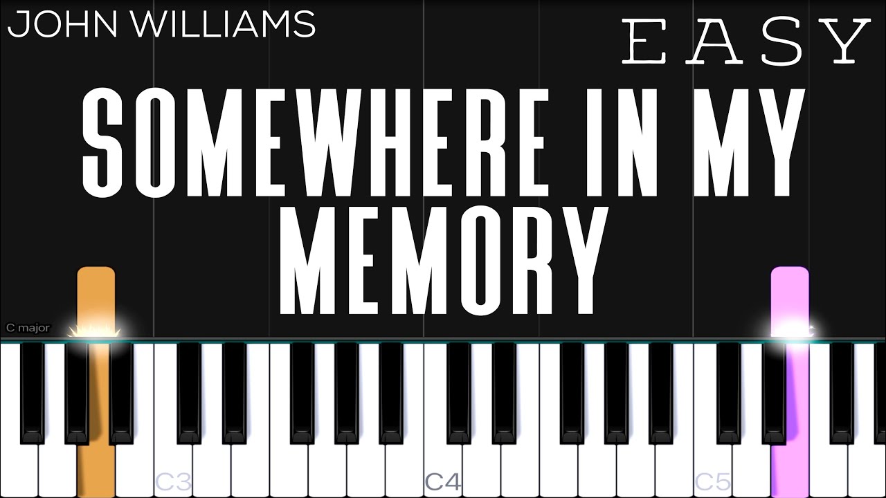 Home Alone - Somewhere In My Memory | EASY Piano Tutorial