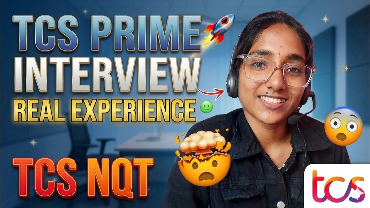 😳Мой опыт прохождения собеседования TCS NQT Prime 😄😄🎉🎉|TCS NQT 2026|TCS Prime