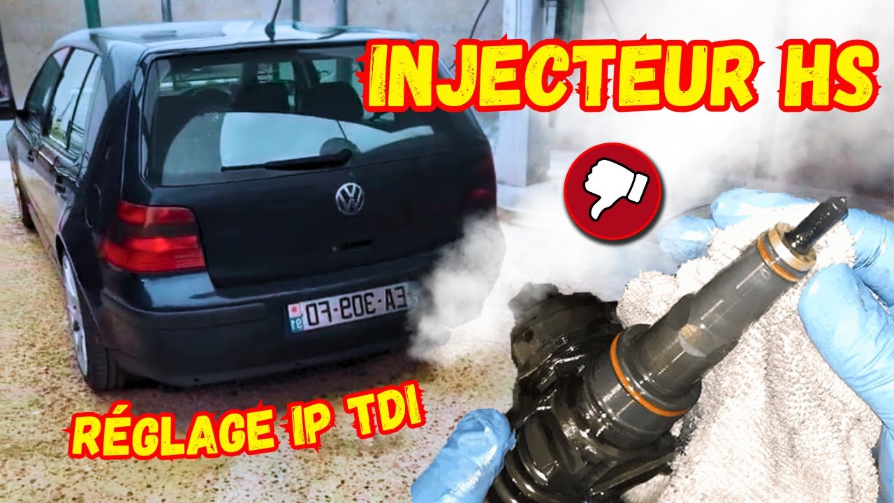 Injecteur TDI HS 💥 FUMÉE BLANCHE ?! 😱 (t'as pas besoin de comparateur) 🔧