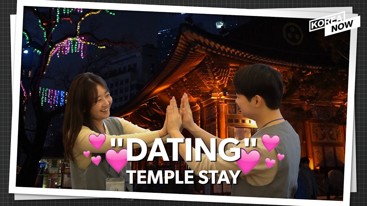 Young Koreans go to a Buddhist temple to find their date