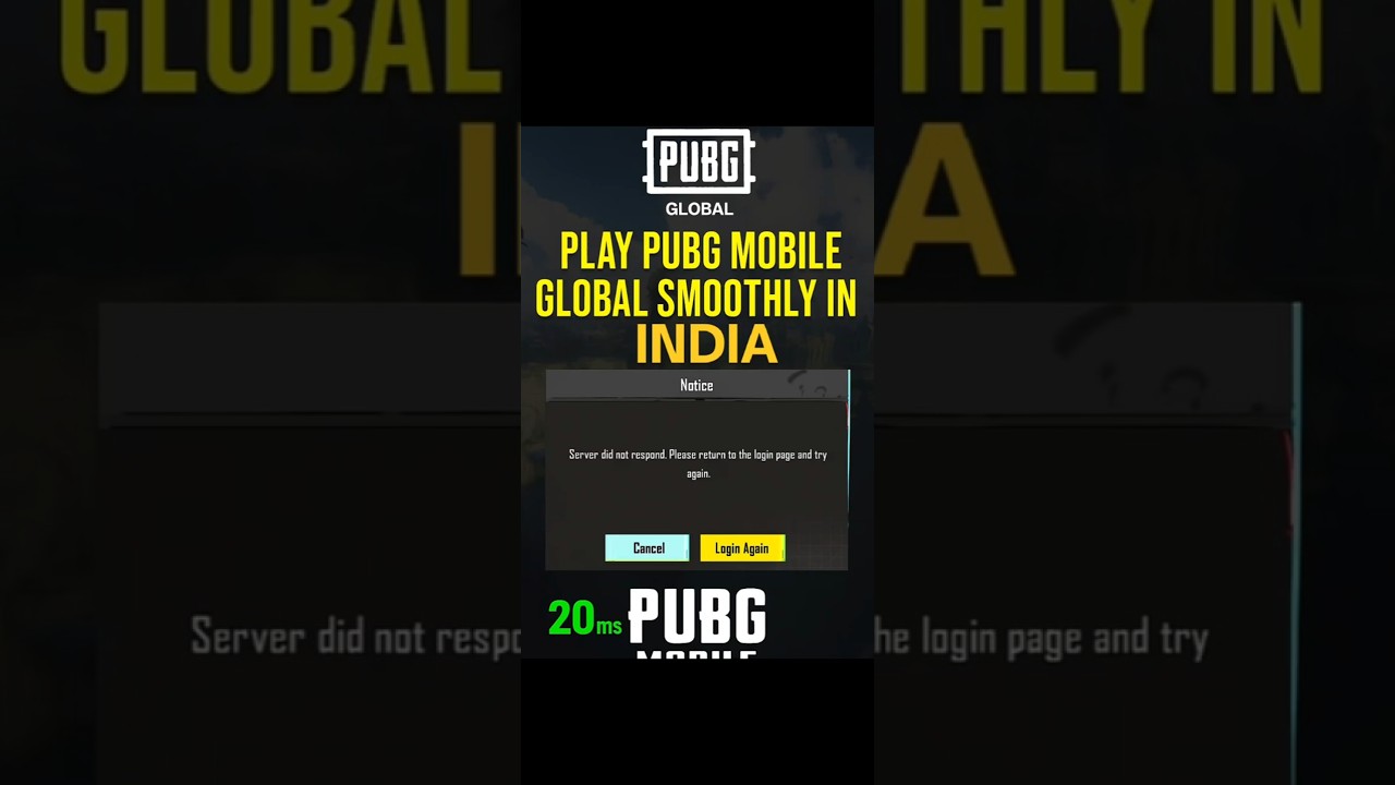 How to Play PUBG Mobile Global in India at 20ms | Smooth Gameplay Fix 2025 #gaming #pubg #pubgmobile
