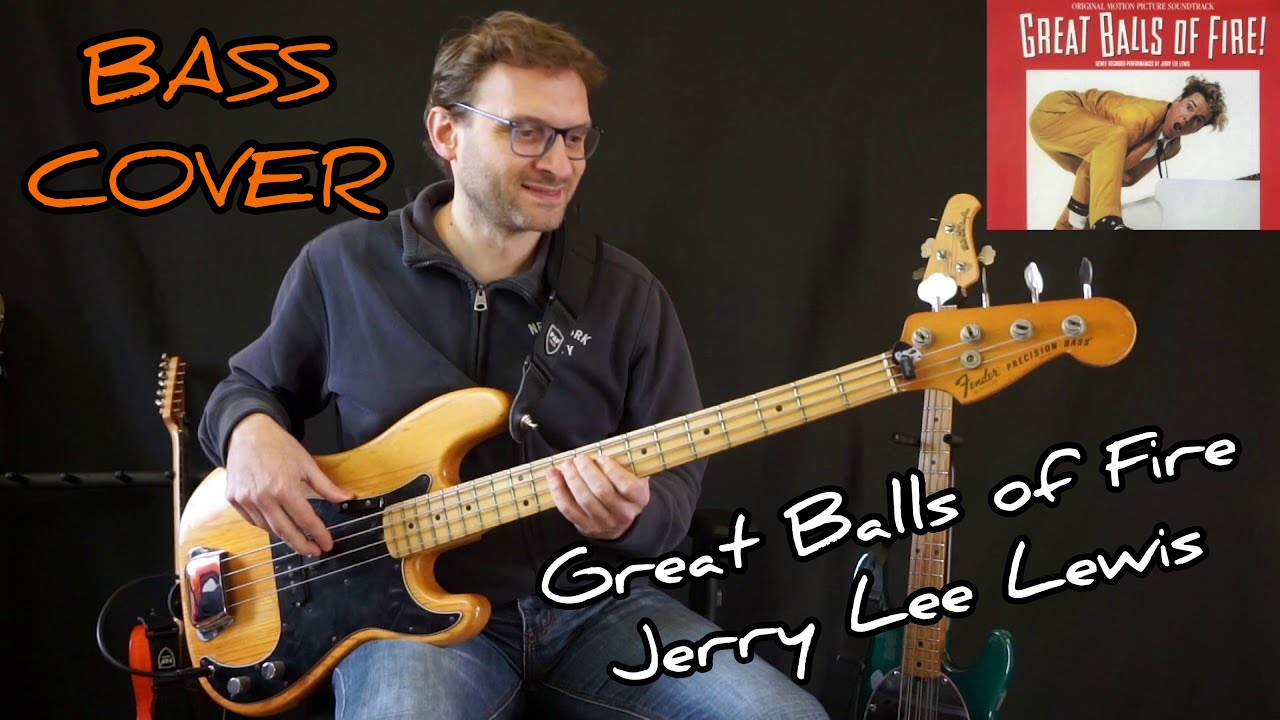 Great Balls of fire (J.L.Lewis) la mia BASS cover su traccia senza Basso (con Fender Precision 77)