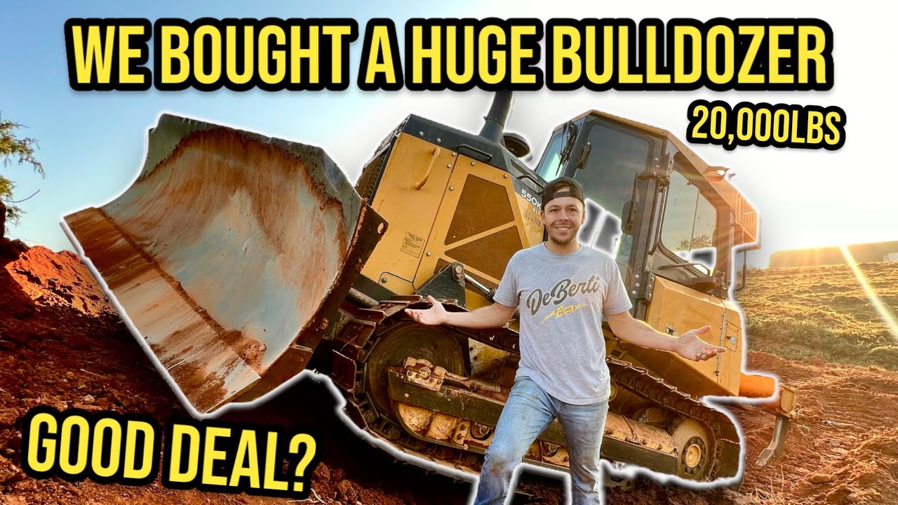 We Bought A Huge 20,000LBS BullDozer To Build An Offroad Moto Track