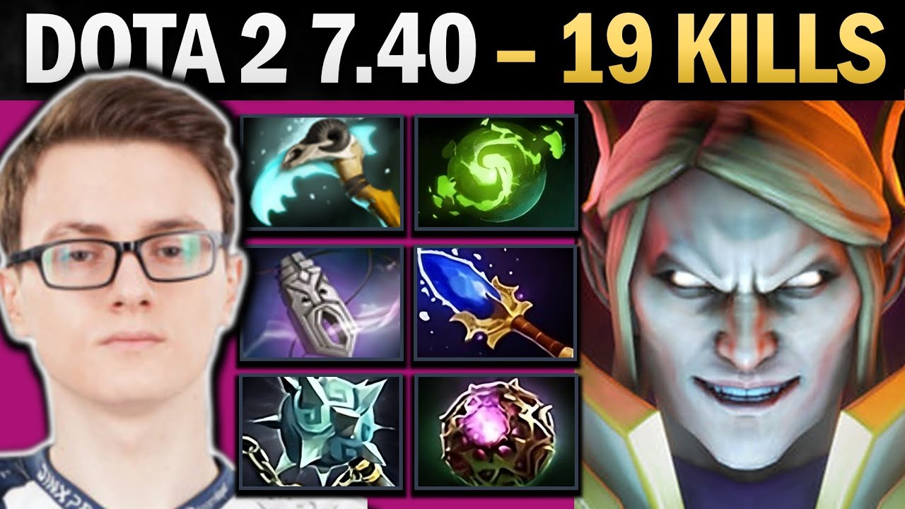 Invoker Pro Mid with Refresher and Octarine - Dota Gameplay
