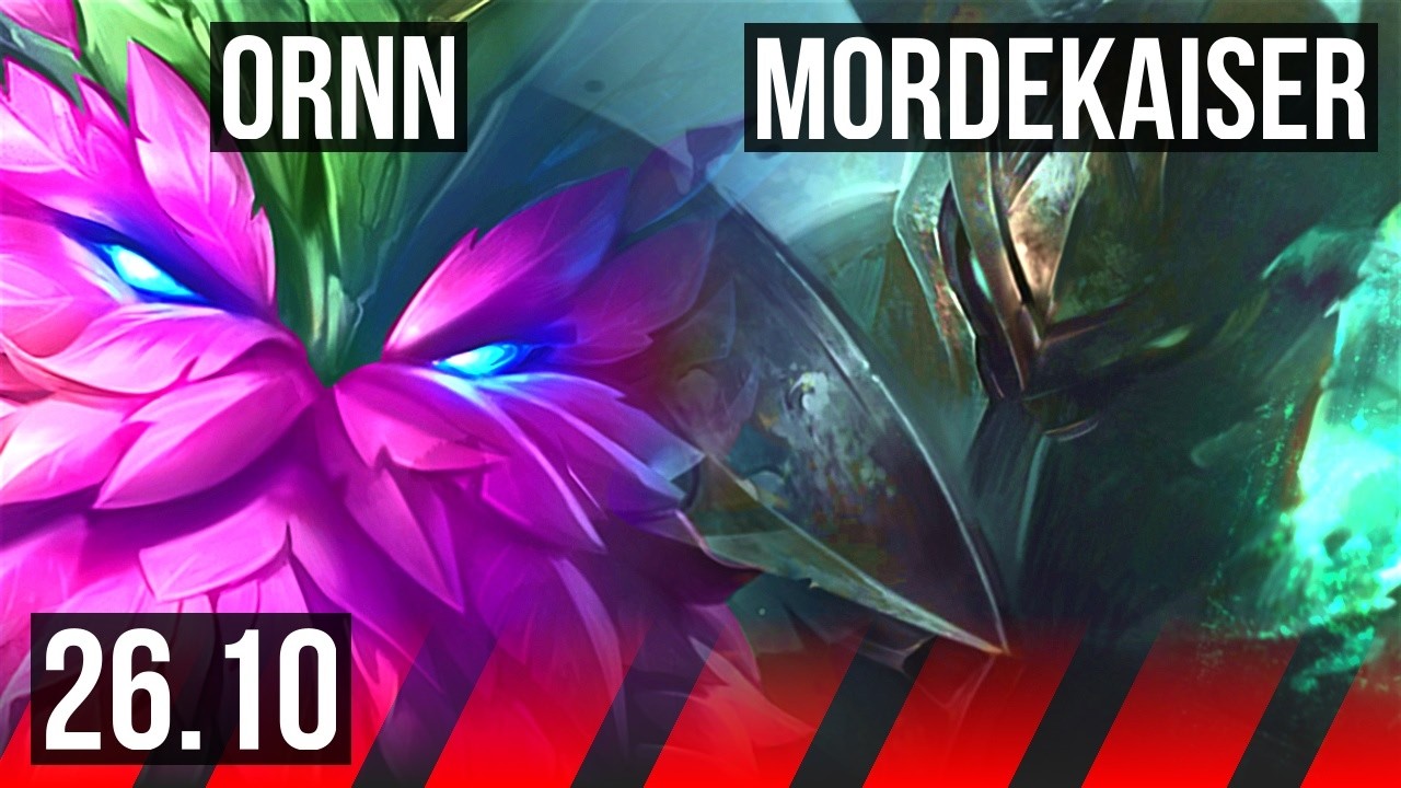 ORNN vs MORDEKAISER (TOP) | KR Diamond | 26.10