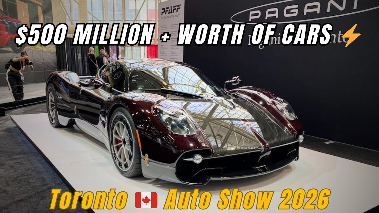 $500,000,000+ Worth of Cars in One Place?! 😳 || Toronto Auto Show 2026 || VLOG 008