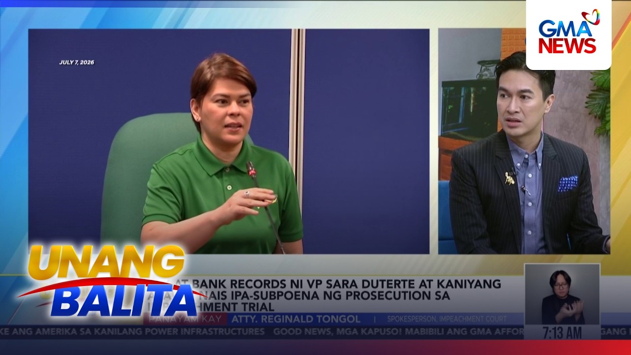 Panayam kay Atty. Reginald Tongol, spokesperson, Impeachment Court (July 17, 2026) | Unang Balita
