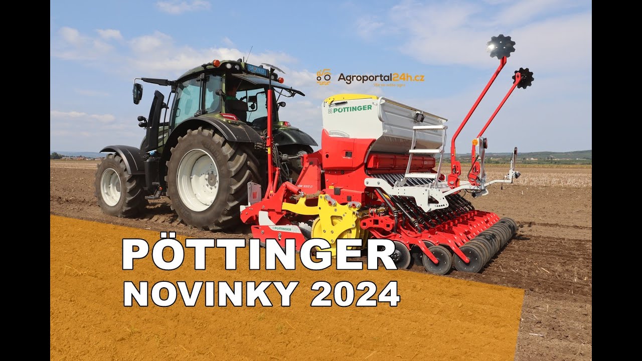 Pöttinger představil nové rotační brány, pluhy, secí stroje a kultivátor