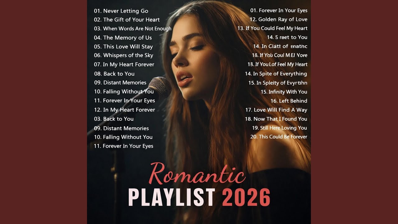 Romantic Playlist 2026 Most Beautiful Love Songs – Romantic Soft Playlist
