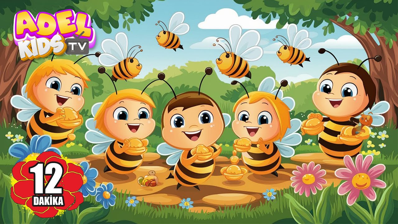 Arı Vız Vız - Saklambaç - Bak Postacı Geliyor - Eğlenceli Çocuk ve Bebek Şarkıları | Adel Kids Tv