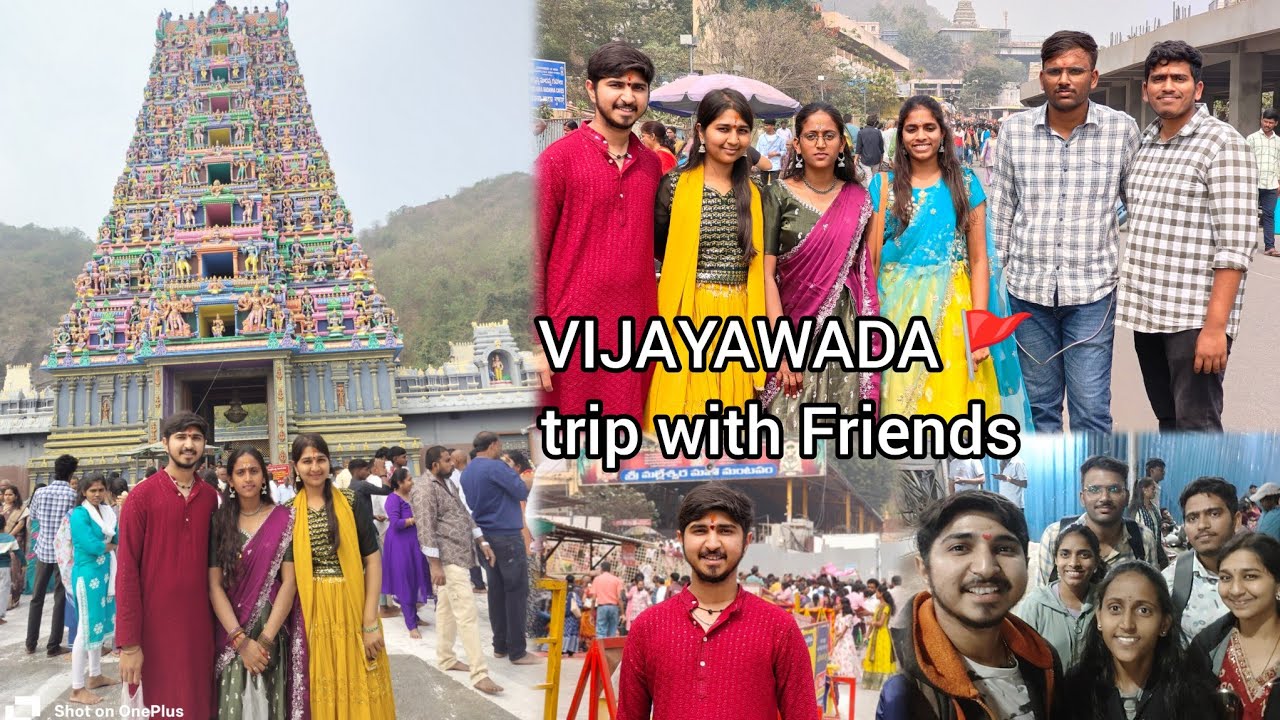 Vijayawada Kanaka Durgamma Temple🚩🙌 | Train Journey🚂 | With friends | Andhra Pradesh