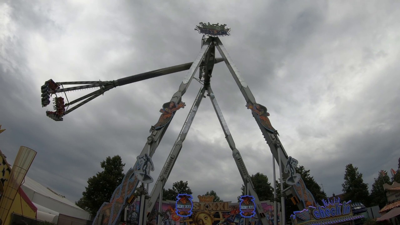 Kirmes Fahrgeschäft Best XXL Schaukel (Konga) Gäubodenvolksfest Volksfest Straubing Offride 2019
