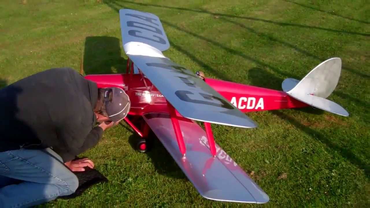 De Havilland Tiger Moth 2,20m von Hangar 9 mit Saito FG30B