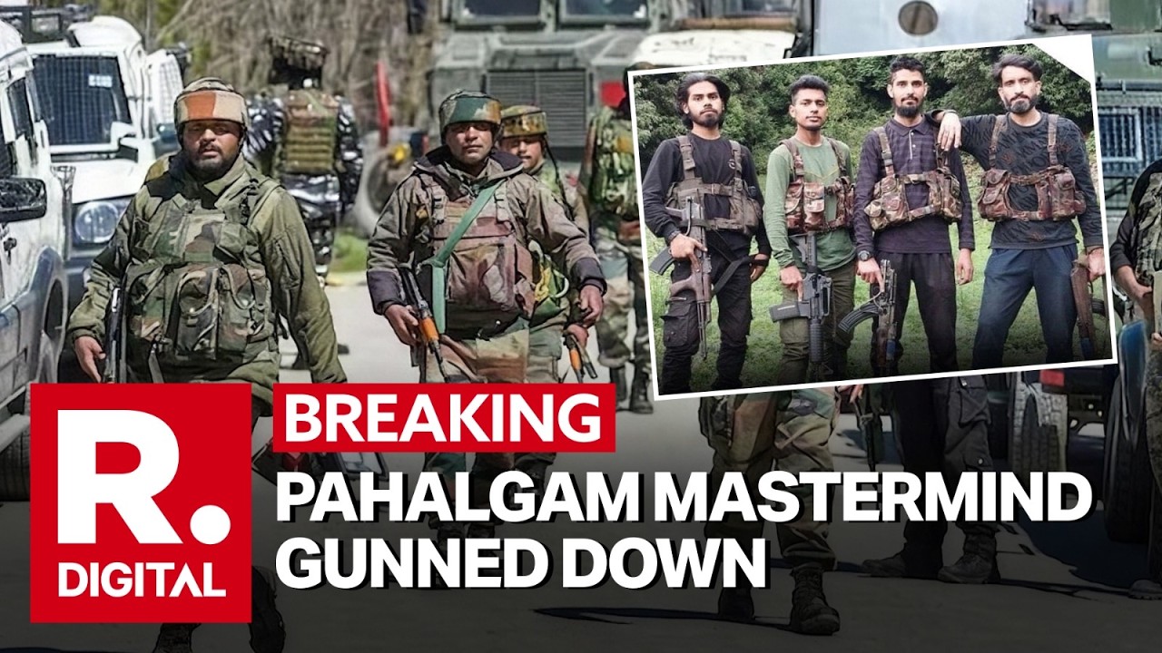 Big Blow To LeT: Pahalgam Attack Mastermind Hashim Moosa Killed In Budgam Op, All 4 Eliminated