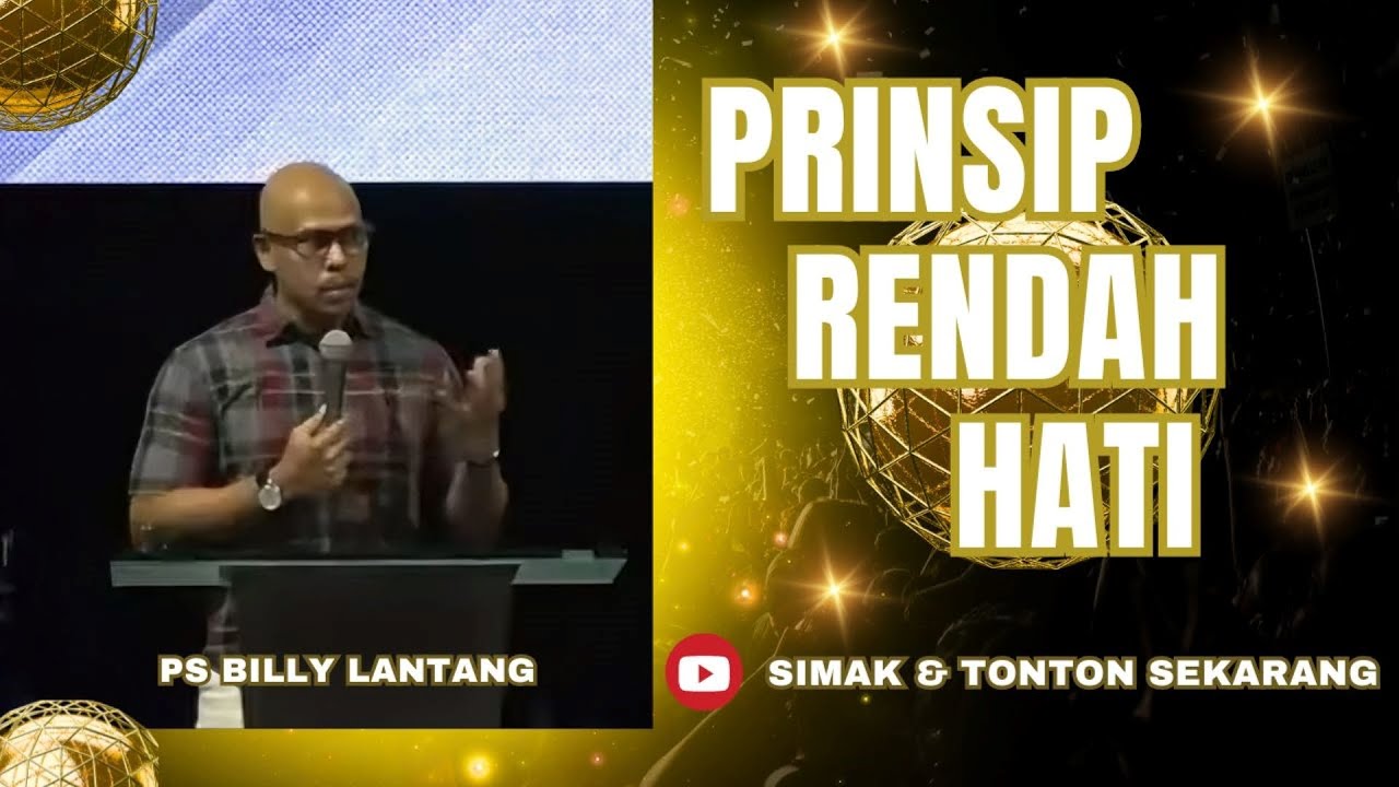 PRINSIP RENDAH HATI #billylantang #viral #khotbah #firmantuhan #saatteduh #gbi #bethany #gms #fyp